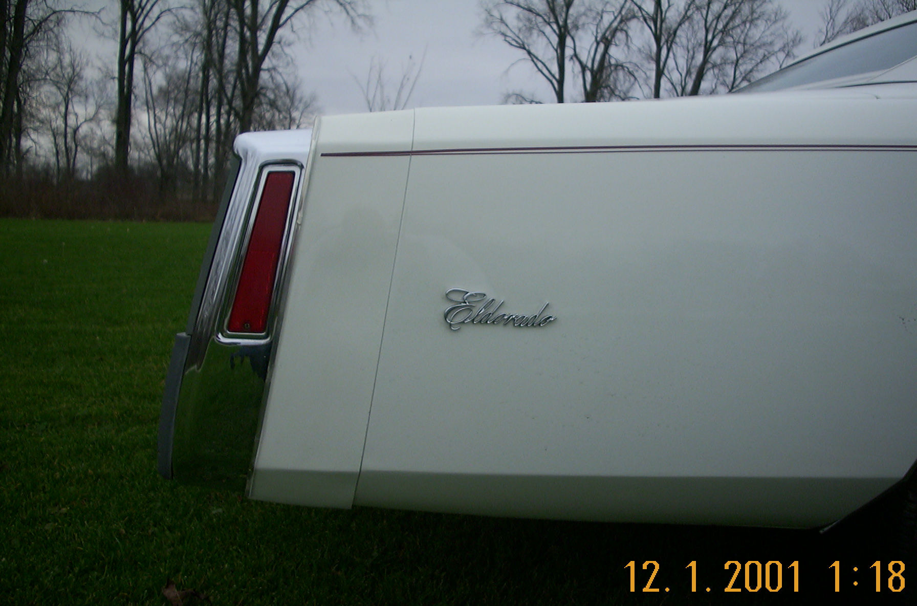 1975 Cadillac Eldorado Rear Quarter/close